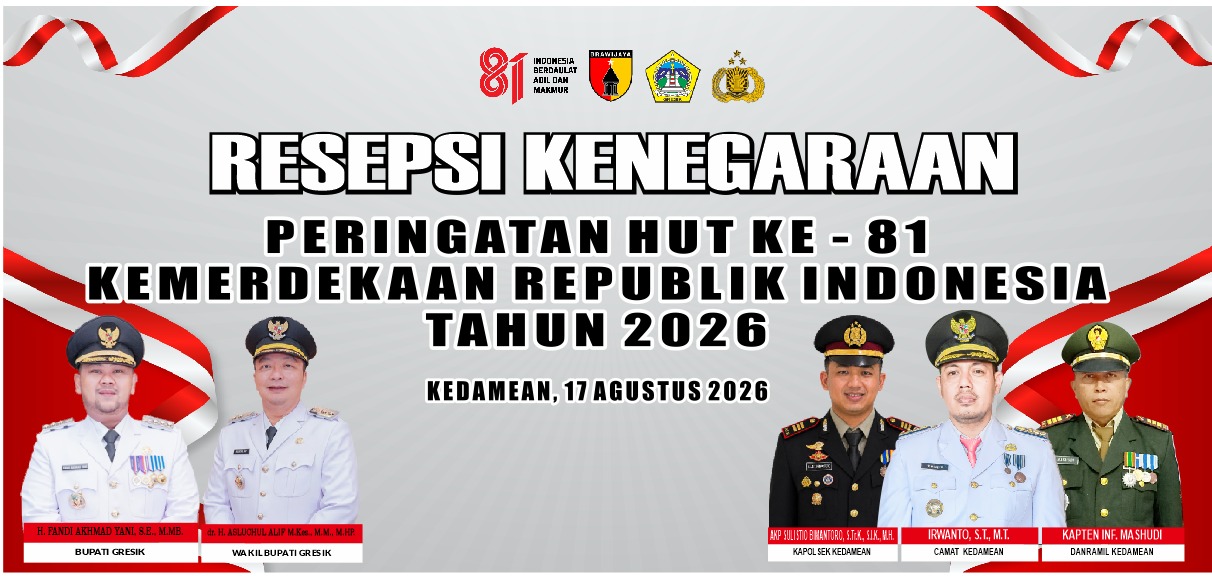 muspika-kecamatan-kedamean-hadiri-resepsi-kenegaraan-peringatan-hut-kemerdekaan-ri-ke-81